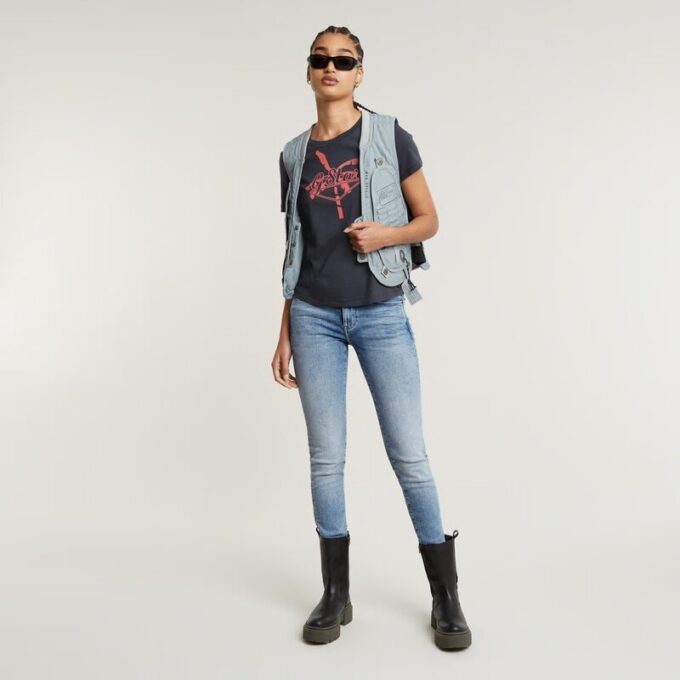 Zomerse grafische top Zomerse grafische top