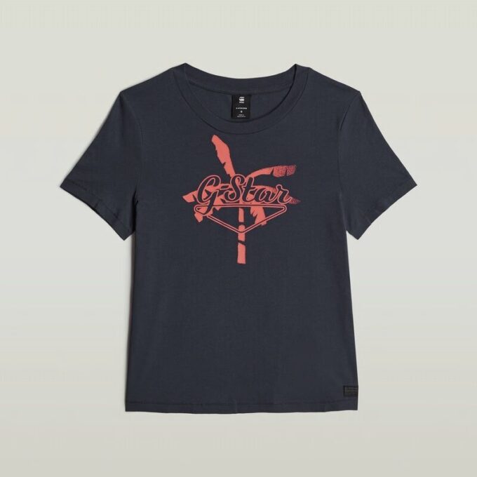 Zomerse grafische top Zomerse grafische top