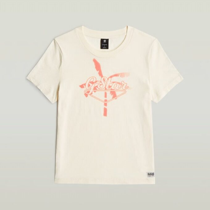 Zomerse grafische top Zomerse grafische top
