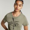 Zomerse grafische top Zomerse grafische top