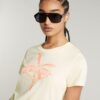 Zomerse grafische top Zomerse grafische top