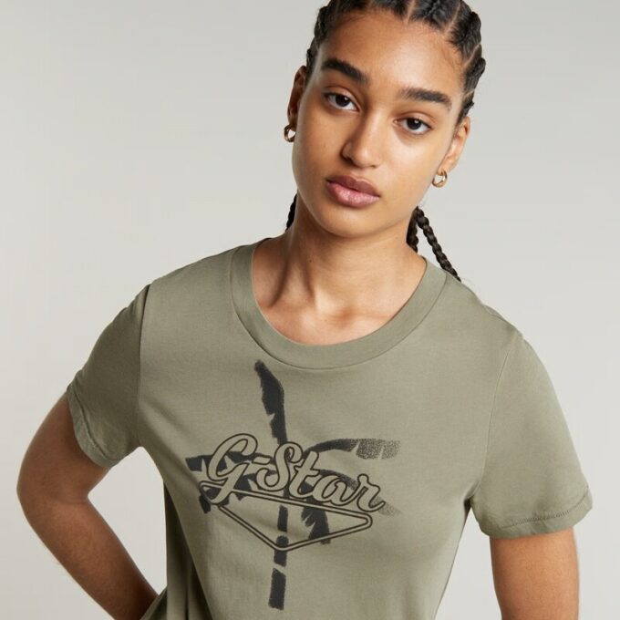 Zomerse grafische top Zomerse grafische top