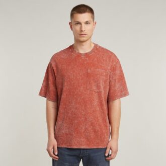 Zuur gewassen boxy T-shirt