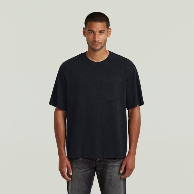 Zuur gewassen boxy T-shirt Zuur gewassen boxy T-shirt
