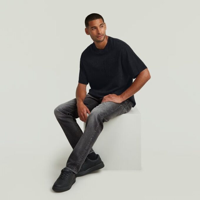 Zuur gewassen boxy T-shirt Zuur gewassen boxy T-shirt