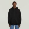 Zware gebreide hoodie met rits Zware gebreide hoodie met rits