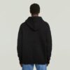 Zware gebreide hoodie met rits Zware gebreide hoodie met rits