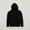 Zware gebreide hoodie met rits Zware gebreide hoodie met rits